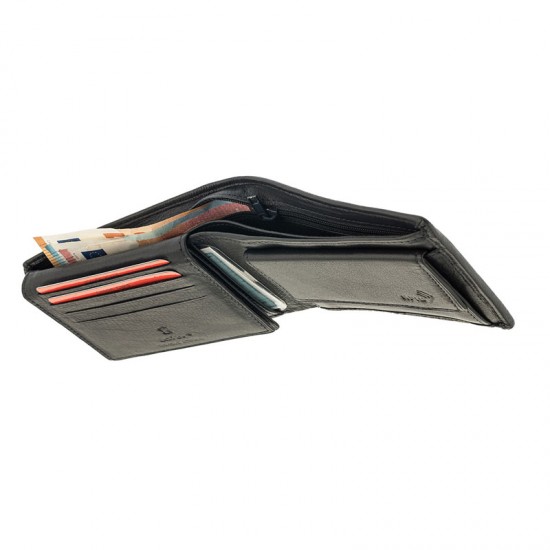 Mens Leather Wallet Black