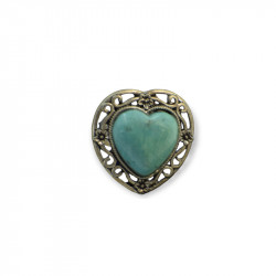 "Turquoise Heart" Ring 