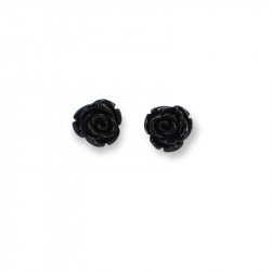 "Black Rose" Earrings
