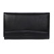 Πορτοφόλι Γυναικείο Δερμάτινο Μαύρο Μεγάλο