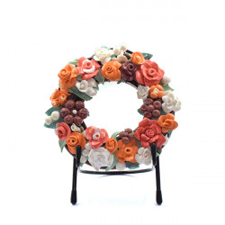 Wreath with flowers
