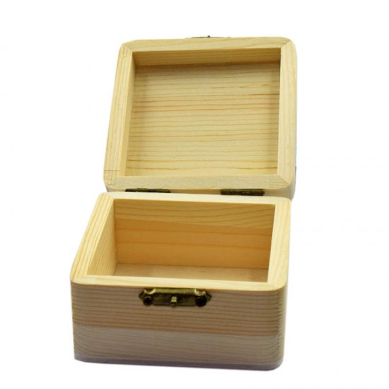 Ξύλινο κουτάκι τετράγωνο παράσταση κιθάρα