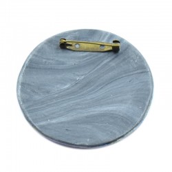 Grey Pin with Pattern 