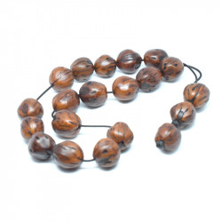 Nutmeg Seed Worry Beads